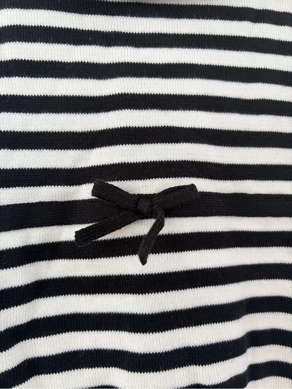 Gymboree Vintage Striped Dress 3T NWT Black White Knit Cotton Y2K